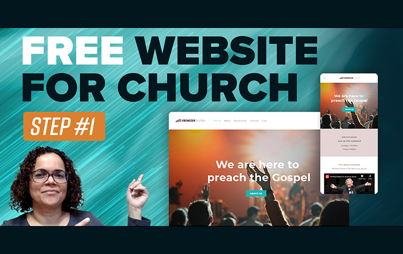 How to make church website for free